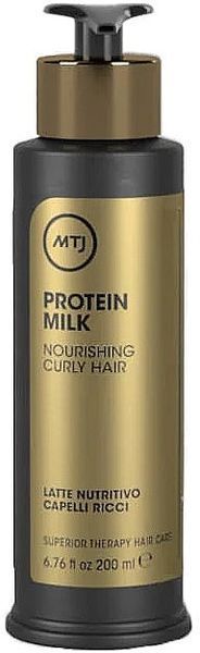 Питательная маска для кудрявых и волнистых волос - MTJ Cosmetics Protein Milk 200ml 2 фото