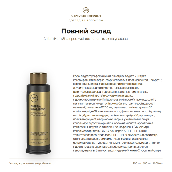 Ambra Shampoo 200 ml